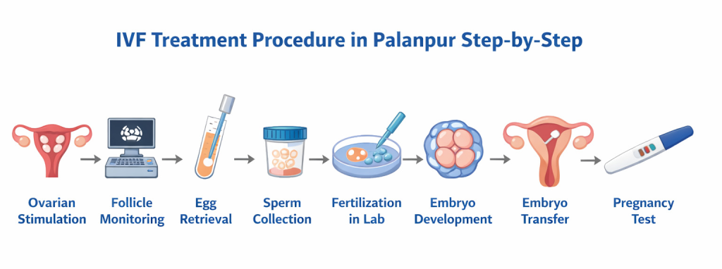 IVF Treatment Procedure in Palanpur Step-by-Step
