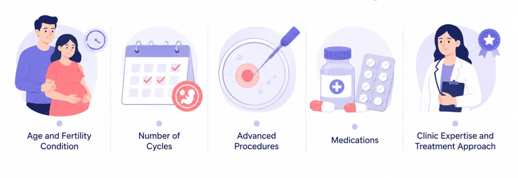 IVF treatment cost factors in Gujarat