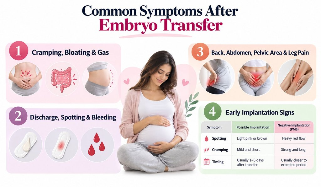 Common Symptoms After Embryo Transfer