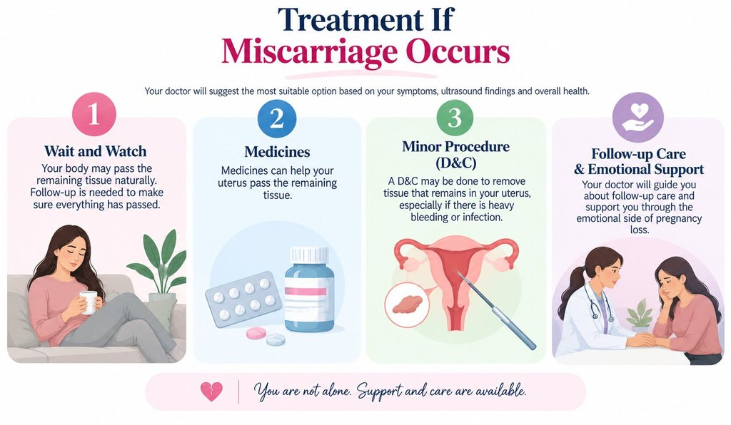 Treatment If Miscarriage Occurs