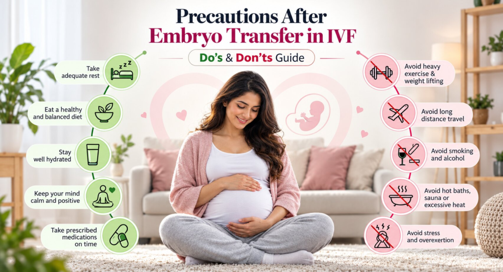 Precautions After Embryo Transfer in IVF