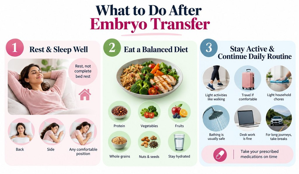What to Do After Embryo Transfer