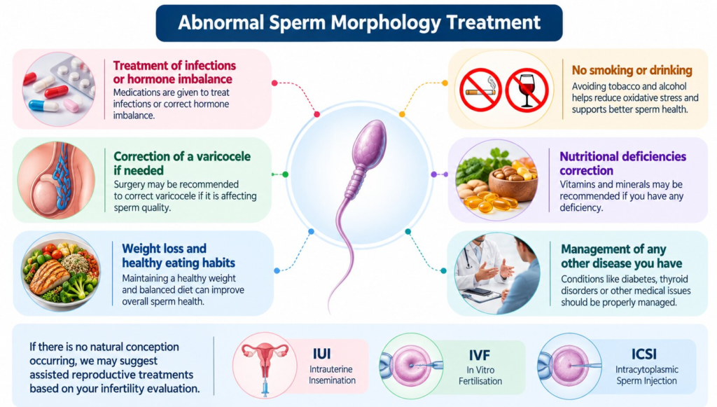 Abnormal Sperm Morphology Treatment
