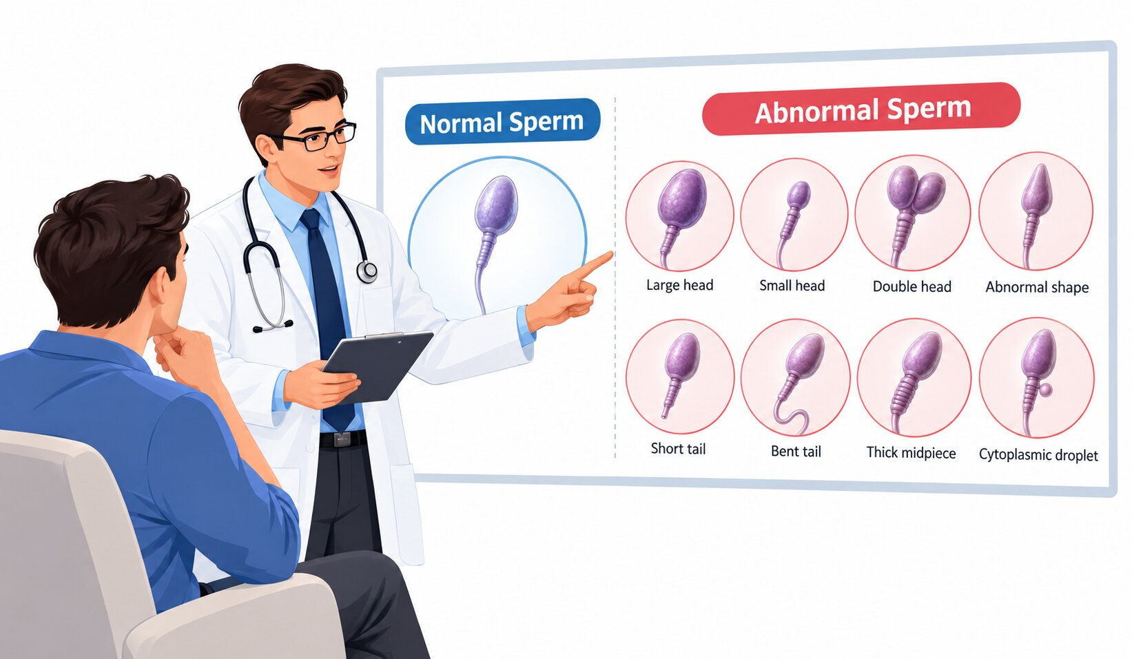 Sperm Abnormalities in Men: Types, Causes & Treatment