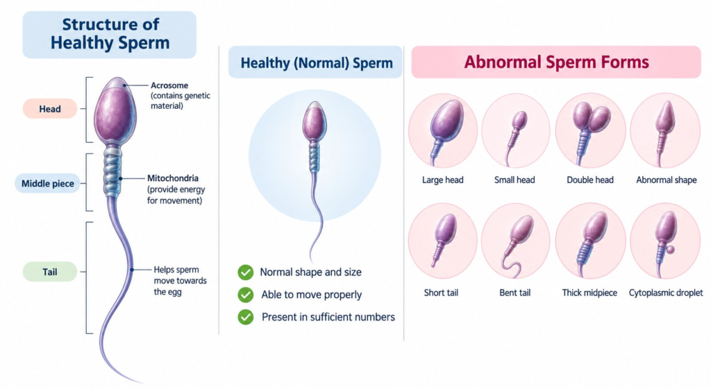 Sperm Anatomy and Abnormal Forms